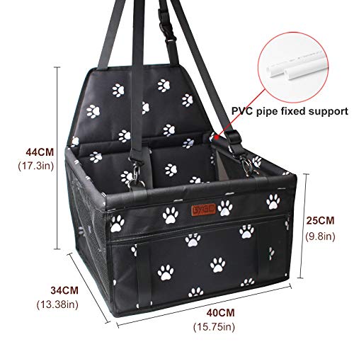 Pet Travel Dog Car Seat with Cushion Suitable for Small & Medium Pets