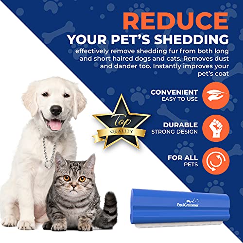 5 Inch Undercoat Deshedding Brush for Dogs & Cats (5 Inch / Blue)