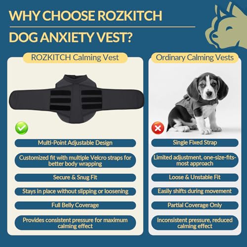 Weighted Dog Vest for Separation (Grey / XL(Chest:30.7"-35.4"))