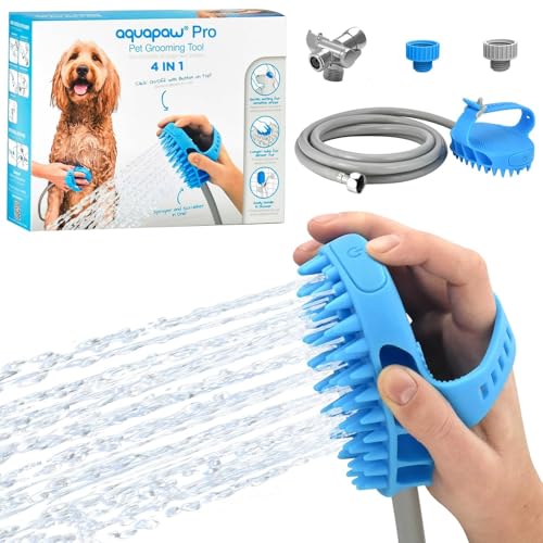 Dog Bath Brush Pro & Dog Shower Attachment (Large)