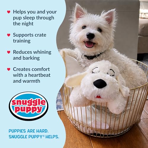 Snuggle Puppy Junior Heartbeat Toy (Cream)