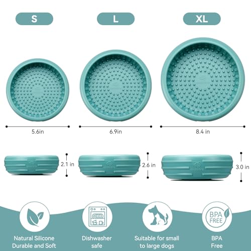 Dog Lick Bowl (S / Teal)