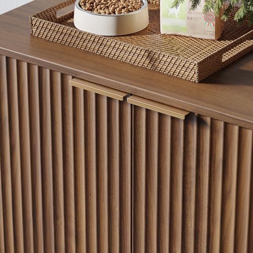 31.5" Cat Litter Box Enclosure Furniture (Walnut)