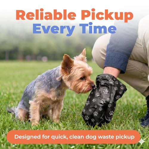 Poop Bags for Dogs (Black / 150 Bags)