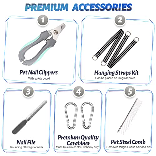 Pet Dog Grooming Hammock Harness for Nail Trimming