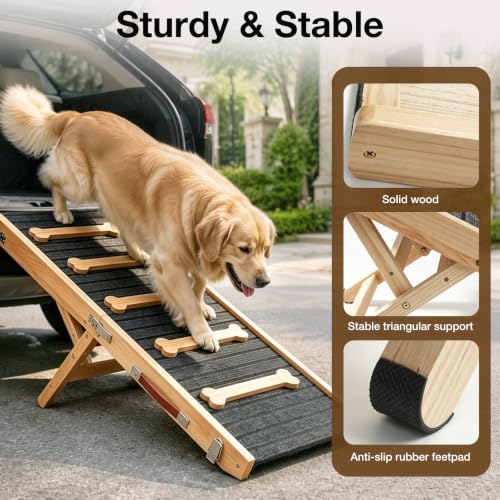 Foldable Dog Ramp for Bed & Couch