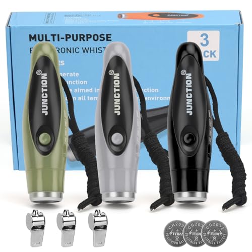 3 Pack Electronic Whistles (New in 3 Colors)