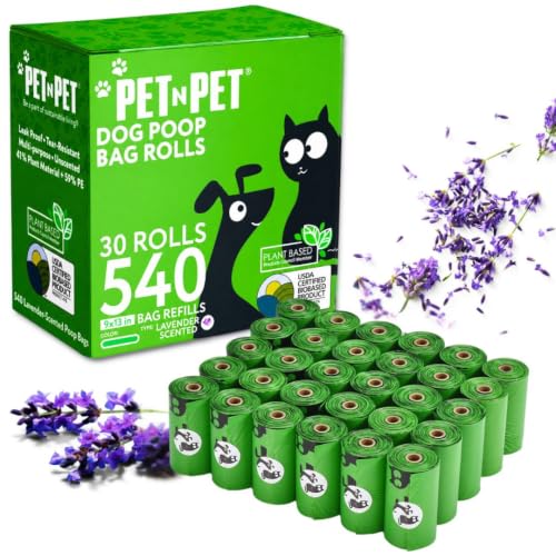 Dog Poop Bags Rolls (1 Count (Pack of 540))