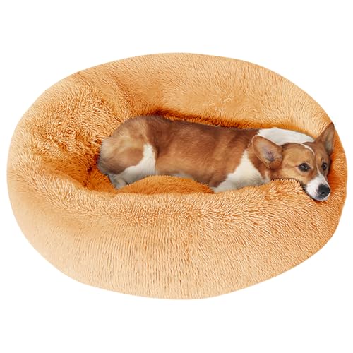 Dog Bed Calming Anti (27" / Orange)