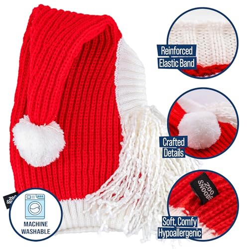 Christmas Santa Beard and Hat Costume (Santa w/Beard / Large)