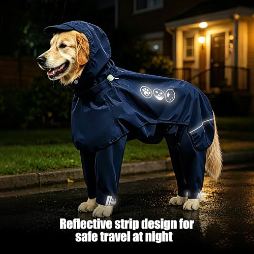 Dog Raincoat Full (X-Large / Blue)