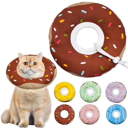 Cat Cone Collar Soft (Waterproof Brown / Medium)