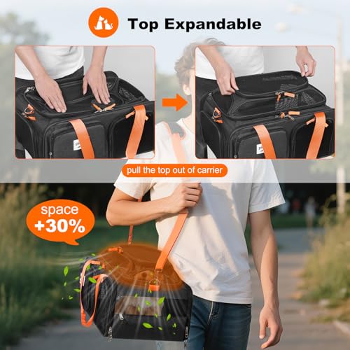 19x13x9 top Expandable pet Carrier (19.0"L x 13.0"W x 9.0"H)