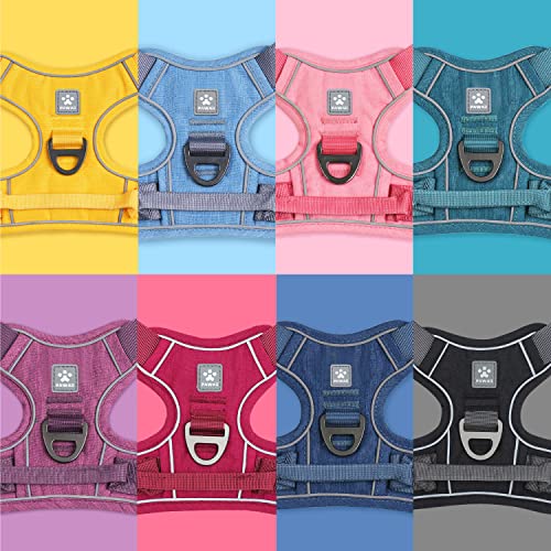 Small Dog Harness (XS (Chest: 12"-17" ) / Wine Red)