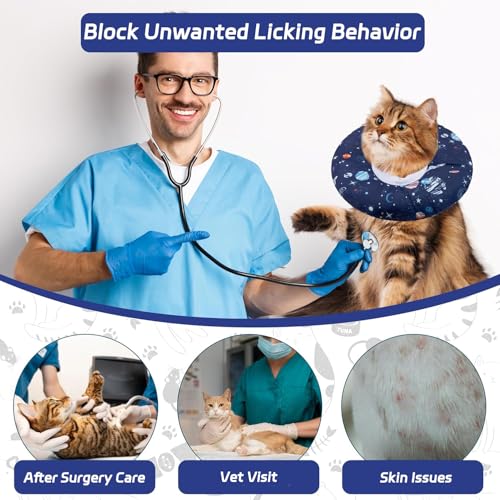 Cat Cone Collar Soft (Planet / Small)