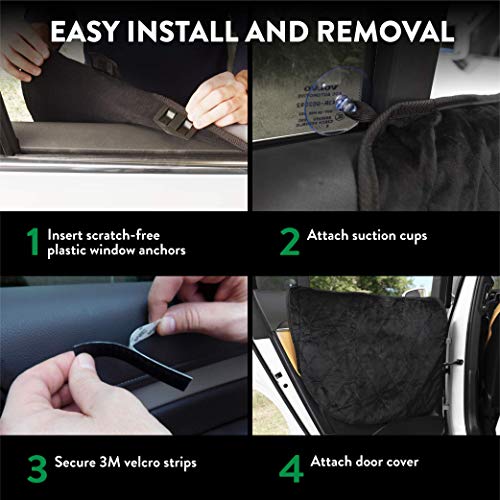 Velvet Car Door Protector (Chocolate)