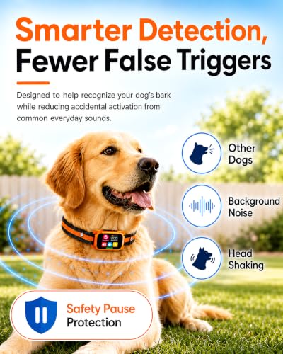 Smart Dog Bark Collar (Orange)