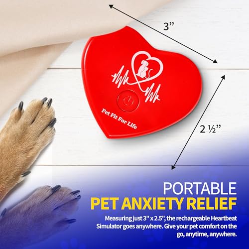 Rechargeable Red Heartbeat Simulator with USB Cord