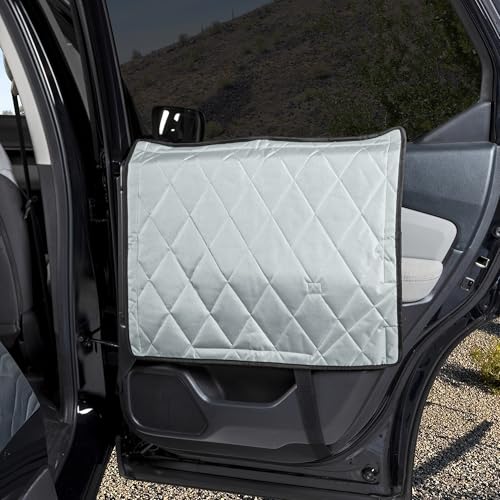 Heavy Duty Car Door Protector for Dogs (Grey / Large)