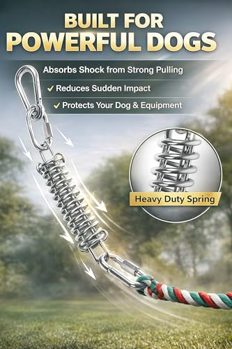 Dog Outdoor Bungee Hanging Toy (1-Blue)