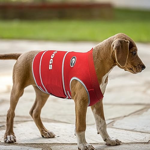 NCAA Georgia Bulldogs Dog Anxiety Calming Shirt Soothing Vest (Extra Small / Goergia Bulldogs)