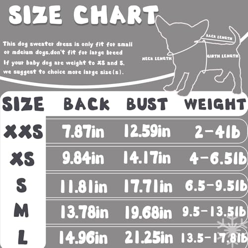 Fleece Dog Pajamas Winter Warm Dog Sweater for Small Dogs Thermal Soft Puppy Pjs Coat Stretchy Jumpsuit Doggie Pet Clothes Outfits Cat Apparel (Grey / Large)