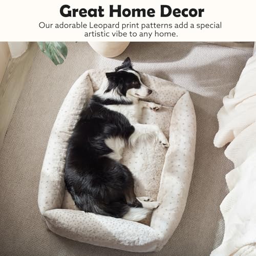 Dog Bed Medium Size Dog (Beige / M (30"x24"x8"))