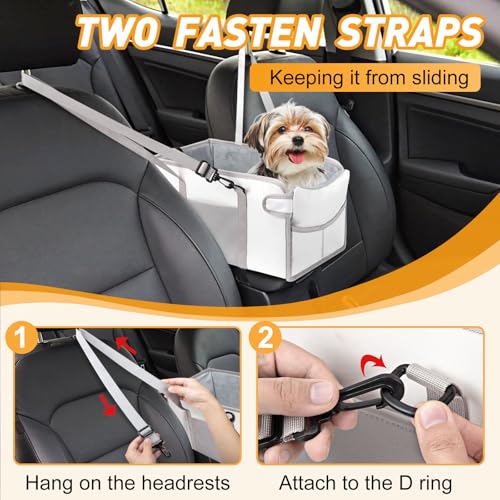 Portable Dog Car Seat for Small Dogs