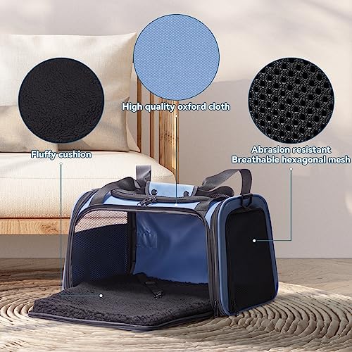 Dog Carrier for Small Dogs (Large / Blue)