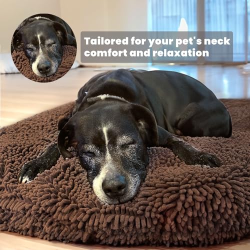 Cloud K 9 Bed for Dogs & Cats (Large (40''X40'') / Chocolate Brown)