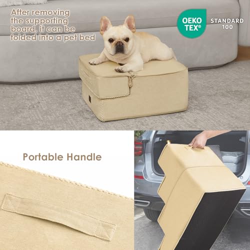 Dog Stairs for Small Dogs 13.5" H (Graige / Standard 15" x 18" x 13.5")