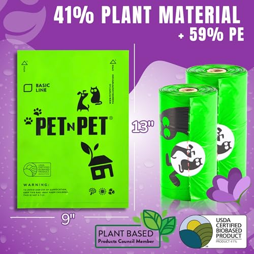 Doggie Poop Bags (Green - Scented)