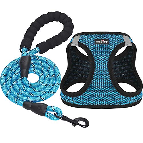 Dog Harness Step (Blue / X-Large (Chest 20''-24'', Weight 18-28 lb))