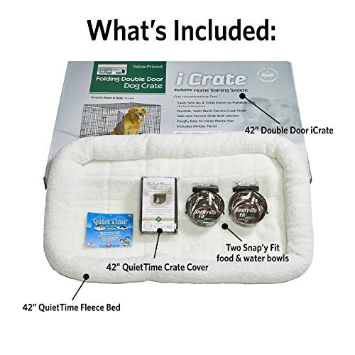 Double Door iCrate Starter Kit (Black / 42.0"L x 28.0"W x 31.0"H)