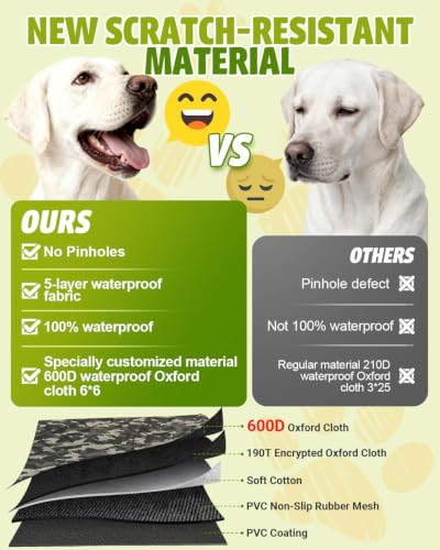 Dog Car Seat Cover (Camo / Standard (53.9*57.9 ))