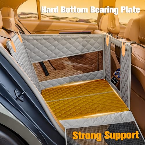 Large Dog Car Seat (Gray / Large)
