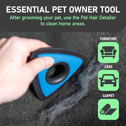 Pet Grooming Rake and Mini Pet Hair Remover Tool (D - Rake & Remover / Large)