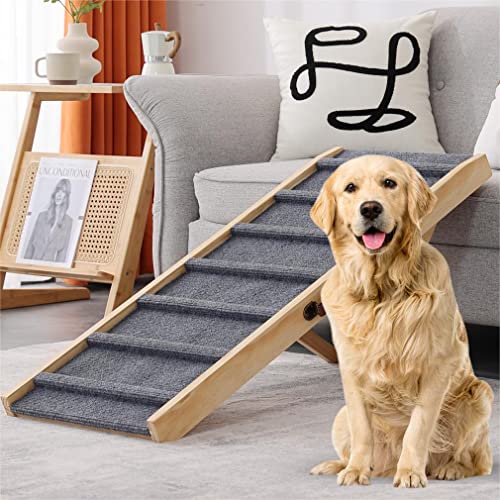 Large Dog Pet Ramp Stairs for Bed Couch Car Truck SUV (Medium)