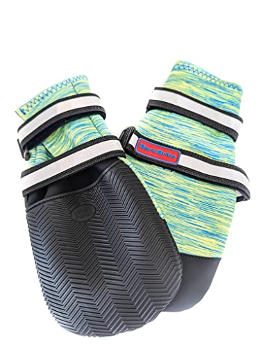 All Weather Neoprene Paw Protector Dog Boots with Reflective Straps in 5 Sizes! (XXL)