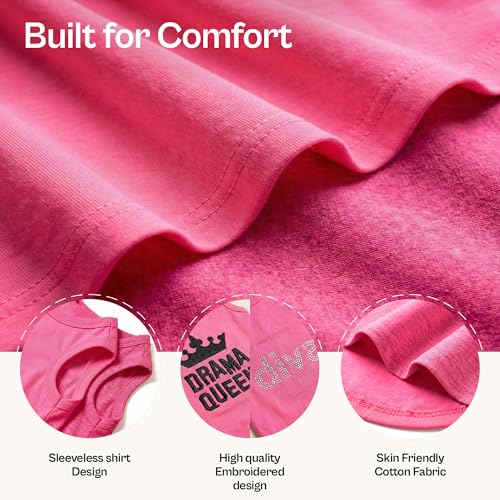 2 Pack Dog Shirts (Medium / Diva + Drama Queen)