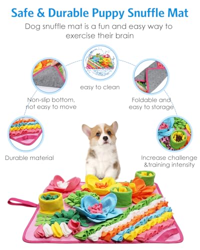 Snuffle Mat for Dogs (Pink)