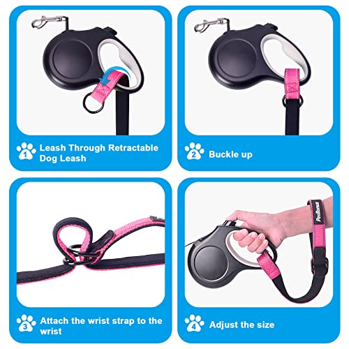 Short Dog Leash (Pink / Short - 1 Pack)