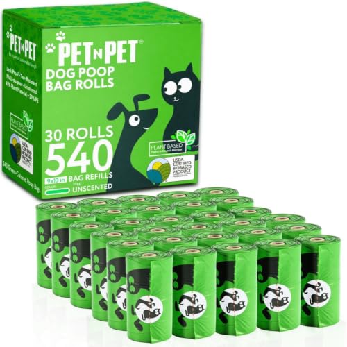 Dog Poop Bags Rolls (1 Count (Pack of 540))