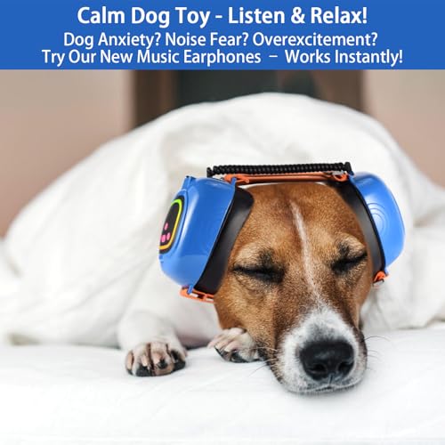 Calming Music Headphones for Dogs (Small / Blue)