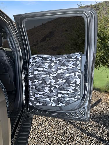 Heavy Duty Car Door Protector for Dogs (Camo / XL)