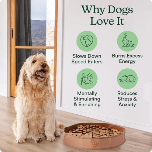 Snuffle Mat for Dogs (Brown Snuffle Mat)