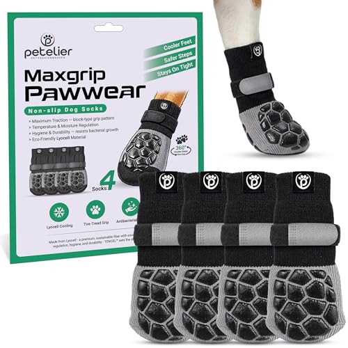 MaxGrip PAWWEAR Anti‑Slip Dog Socks (X-Large)