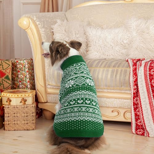 Dog Sweater Argyle (XX-Small / Green)