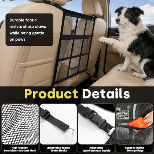 Upgraded Dog Car Barrier