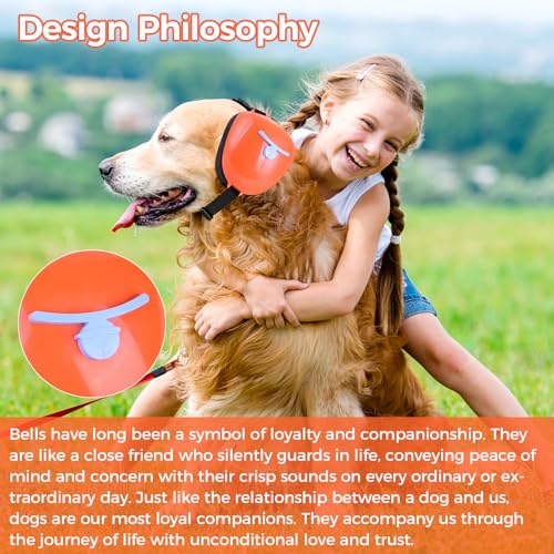 Dog Ear Muffs for Noise Protection (Orange / Medium)